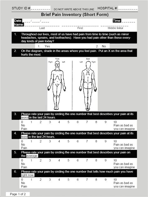 bpi meaning medical|brief pain inventory scale.